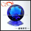 China bulk loose Blue glass round stones(GLRD0011730)